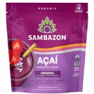 Polpa de açaí com guaraná orgânico Original / Sambazon 4x100g  